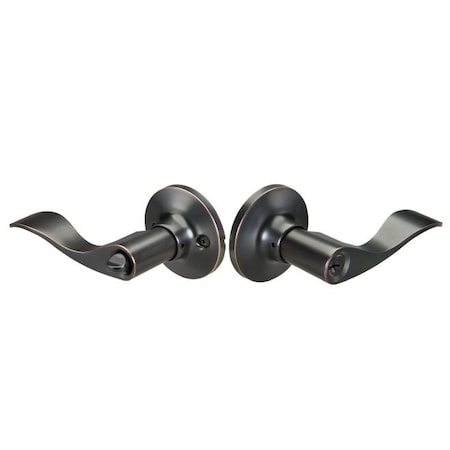 Yale Hand ADA Edge Entry Lock with Keowee Lever Oil Rubbed Bronze Finish KWE10BP5AL